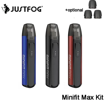 Original Justfog Minifit Max Pod Kit 650mAh Battery Pod Vape and 1.5ml Tank Electronic Cigarette Vape Pen VS Minifit Kit
Original Justfog Minifit Max Pod Kit 650mAh Battery Pod Vape and 1.5ml Tank Electronic Cigarette Vape Pen VS Minifit Kit