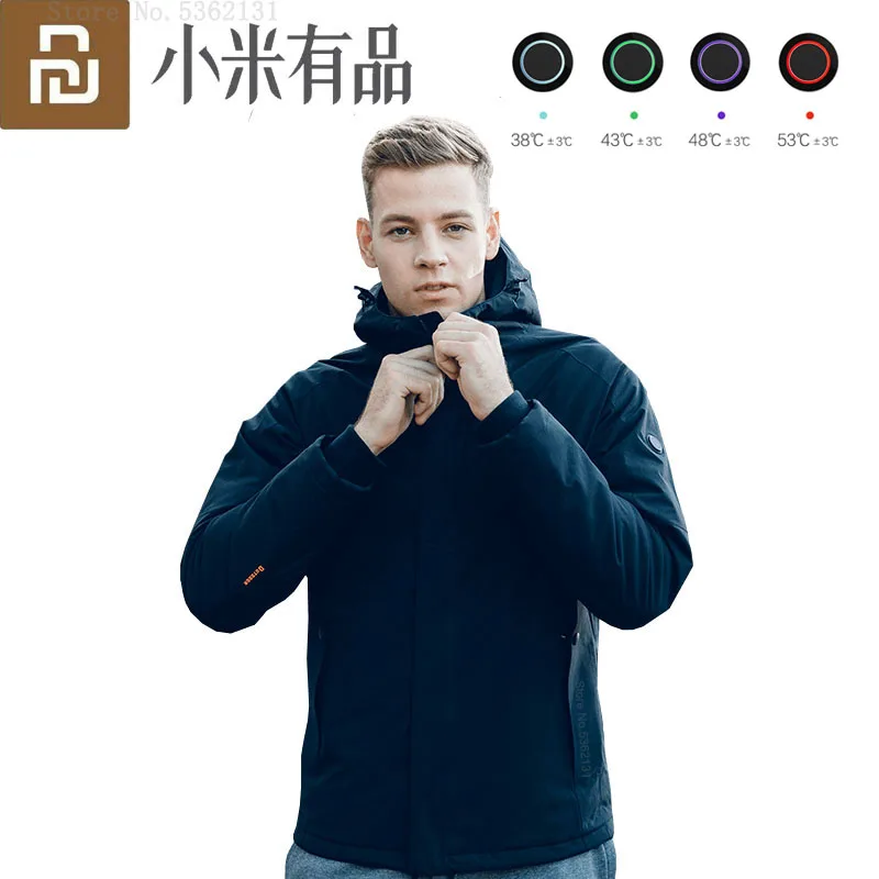 Youpin FO Men Women Fashion Infrared Heated Jacket Smart Temperature Control USB Electrical Heating Jackets Outdoor Winter Coat
Youpin FO Men Women Fashion Infrared Heated Jacket Smart Temperature Control USB Electrical Heating Jackets Outdoor Winter Coat