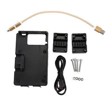 Motorcycle Navigation Bracket ABS, Mobile Phone Usb Charging Black Mount for Bmw R1200Gs F800Gs Adv F700Gs R1250Gs Crf 1000L F75
Motorcycle Navigation Bracket ABS, Mobile Phone Usb Charging Black Mount for Bmw R1200Gs F800Gs Adv F700Gs R1250Gs Crf 1000L F75