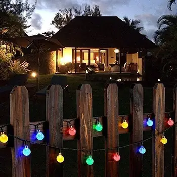 Romantic Fairy String Light Crystal Globe Ball Festival Outdoor Yard Fairy String Fairy Light Solar 30LED Xmas Decor Garden
Romantic Fairy String Light Crystal Globe Ball Festival Outdoor Yard Fairy String Fairy Light Solar 30LED Xmas Decor Garden