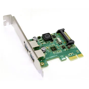 PCI-E Expansion Card Dual Ports USB 3.0 with SATA 15PIN Power Supply Port Adapter For Windows XP / 7/8/10
PCI-E Expansion Card Dual Ports USB 3.0 with SATA 15PIN Power Supply Port Adapter For Windows XP / 7/8/10