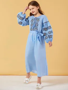Summer Girls Ethnic embroidery Casual Long dress Muslim abaya dress Arabic Robe Kids turkey Abaya Dubai dress islamic Clothing
Summer Girls Ethnic embroidery Casual Long dress Muslim abaya dress Arabic Robe Kids turkey Abaya Dubai dress islamic Clothing