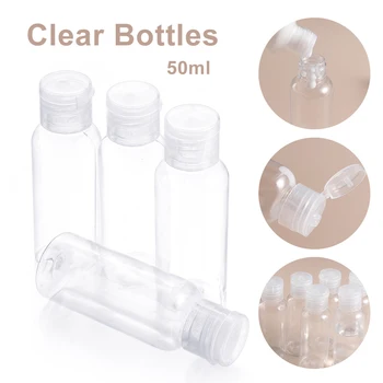 50ML Empty Plastic Bottles Clear Sub-bottling Bottle Liquids Refillable Shampoo Lotion Samples Makeup Tool Travel Accessories
50ML Empty Plastic Bottles Clear Sub-bottling Bottle Liquids Refillable Shampoo Lotion Samples Makeup Tool Travel Accessories