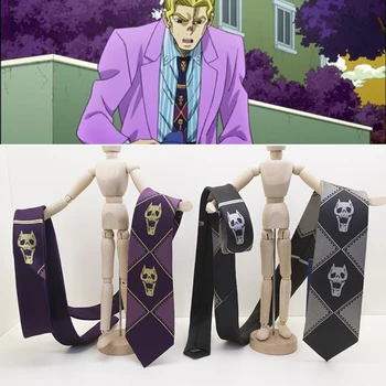 Anime necktie JoJo Bizarre Adventure KILLER QUEEN Kira Yoshikage Skull Neck Tie Cosplay Costumes Accessories man woman 
Anime necktie JoJo Bizarre Adventure KILLER QUEEN Kira Yoshikage Skull Neck Tie Cosplay Costumes Accessories man woman