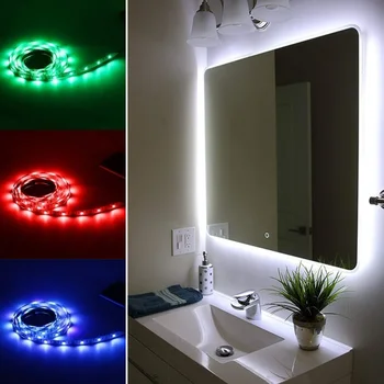 60 Lamp Beads USB Light Strip Fashion TV 5V 1M 2835 for Flexible Back Lighting LED RGB Bright for Bar Non-Waterproof Set
60 Lamp Beads USB Light Strip Fashion TV 5V 1M 2835 for Flexible Back Lighting LED RGB Bright for Bar Non-Waterproof Set