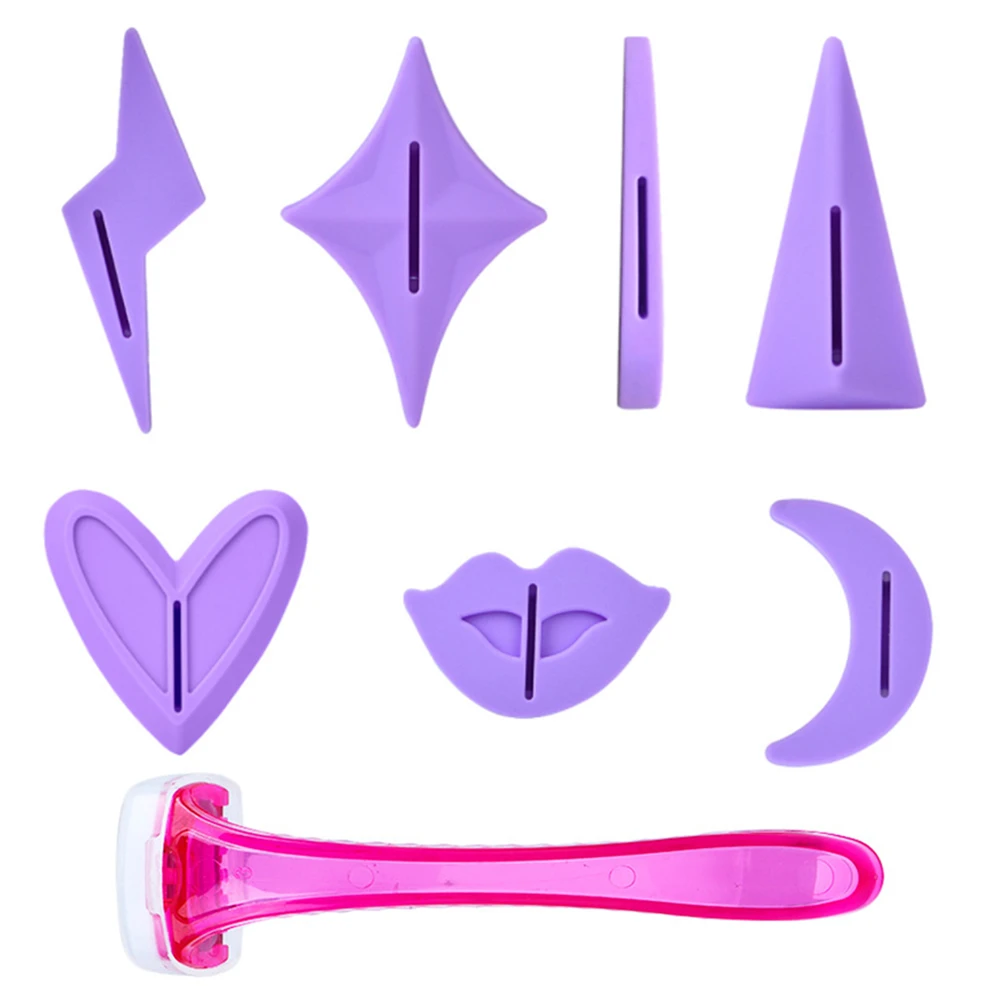 Bikini Privates Shaving Stencil Set Female Pubic Hair Trimmer Shaver