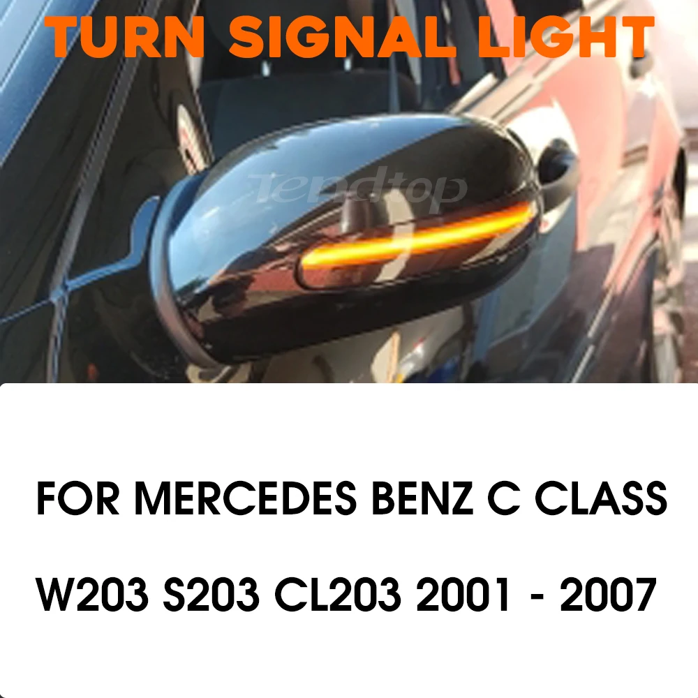 Dynamic Mirror Indicator Blinker For Mercedes Benz C Class W203 S203 CL203 Side LED Turn Signal Light EOS Beetle 2001 - 2007
Dynamic Mirror Indicator Blinker For Mercedes Benz C Class W203 S203 CL203 Side LED Turn Signal Light EOS Beetle 2001 - 2007