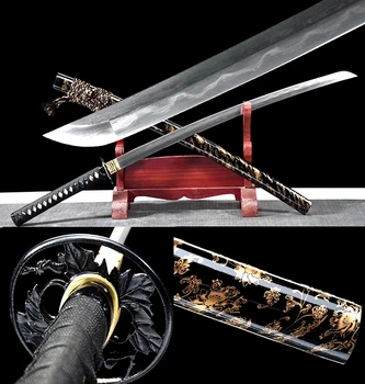 Battle Ready Very Sharp Japanese Samurai Sword Katana Clay Tempered Damascus Steel Home Decoration Collection Real Knife Swords
Battle Ready Very Sharp Japanese Samurai Sword Katana Clay Tempered Damascus Steel Home Decoration Collection Real Knife Swords