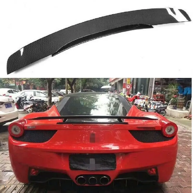 Задний спойлер для багажника из углеродного волокна подходит для Ferrari 458 Italia 11-13 с двойной палубой
Задний спойлер для багажника из углеродного волокна подходит для Ferrari 458 Italia 11-13 с двойной палубой