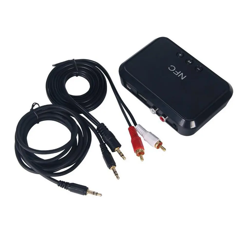 NFC Wireless Stereo Audio Receiver Portable Wireless Adapter NFC-Enabled 3.5mm/ RCA output Music Sound Car Speaker
NFC Wireless Stereo Audio Receiver Portable Wireless Adapter NFC-Enabled 3.5mm/ RCA output Music Sound Car Speaker