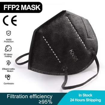 Black KN95 Mascarillas 5 ply Filter Masks Mouth Masks PM2.5 elastique masque Personal Protective Earloops Face Masks ffp2mask ce
Black KN95 Mascarillas 5 ply Filter Masks Mouth Masks PM2.5 elastique masque Personal Protective Earloops Face Masks ffp2mask ce