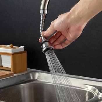 Flexible Faucet Nozzle Sprayer Tap Aerators Kitchen 360 Degree Rotatable Swivel Faucet Nozzle Bubbler Filter Sink ABS
Flexible Faucet Nozzle Sprayer Tap Aerators Kitchen 360 Degree Rotatable Swivel Faucet Nozzle Bubbler Filter Sink ABS
