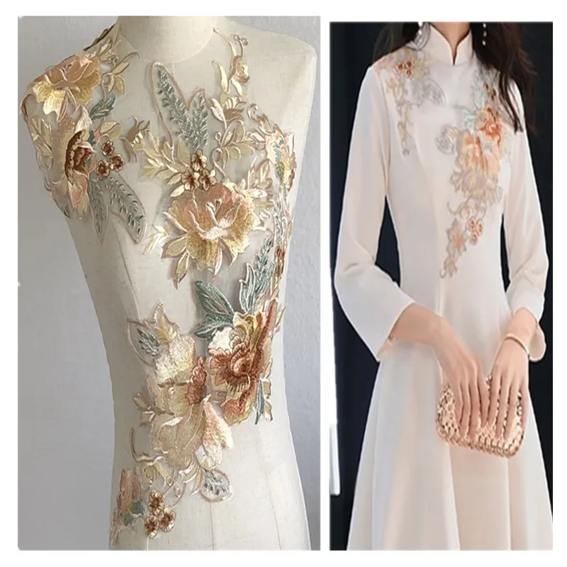 1 piece DIY lace craft organza flower embroidery cloth patch patch clothes decoration dress accessories
1 piece DIY lace craft organza flower embroidery cloth patch patch clothes decoration dress accessories