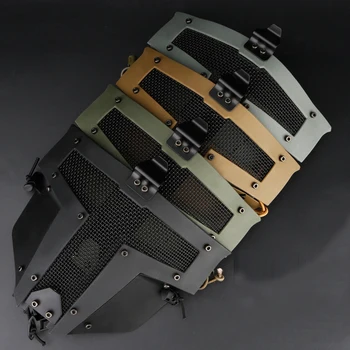 Tactical Paintball Mask Protective Airsoft War Game Full Face Mesh Mask Protector Use with Fast Helmet Mask
Tactical Paintball Mask Protective Airsoft War Game Full Face Mesh Mask Protector Use with Fast Helmet Mask