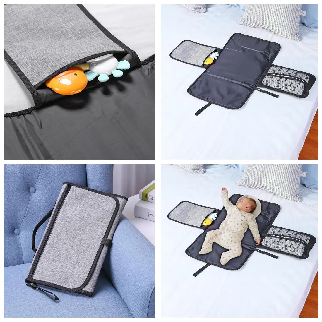 Pudcoco New 3 in 1 Waterproof Changing Pad Diaper Travel Portable Baby Diaper Cover Mat Clean Hand Folding Diaper Bag
Pudcoco New 3 in 1 Waterproof Changing Pad Diaper Travel Portable Baby Diaper Cover Mat Clean Hand Folding Diaper Bag