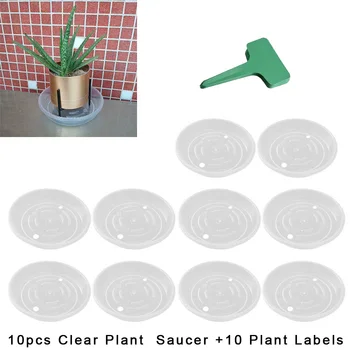 10x Of 6 \" Plastic Plant Indoor Transparent Drip Tray Flower Pot Mat 10 Labels PET Garden Yard Supplies
10x Of 6 \" Plastic Plant Indoor Transparent Drip Tray Flower Pot Mat 10 Labels PET Garden Yard Supplies