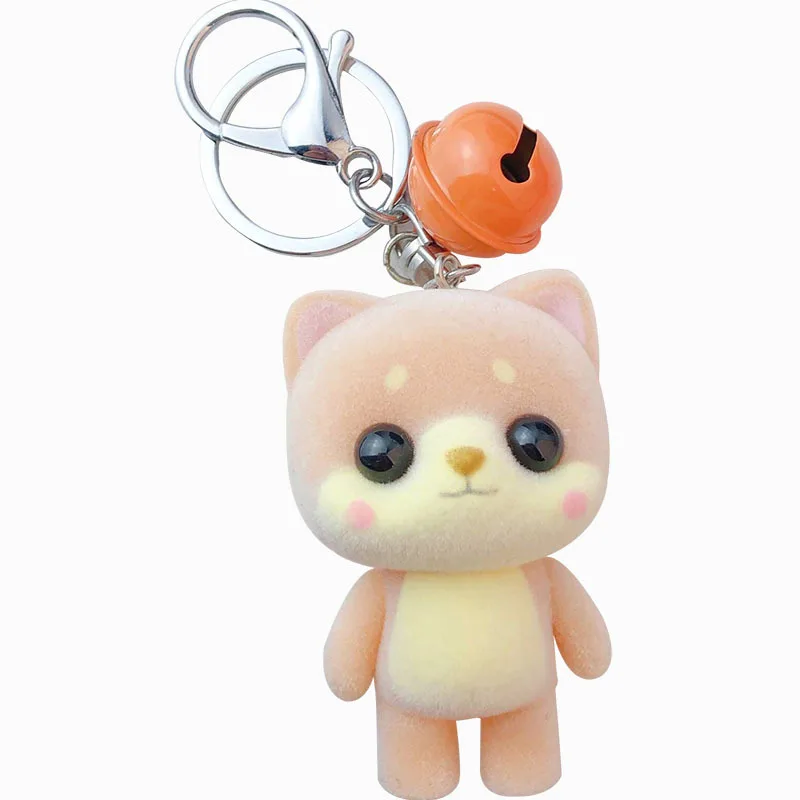 New Cute Cartoon Flocking Doll PVC Key Chain Women Panda Rabbit Sheep Cat Animal Keychain Bell Bag Pendant Car Key Ring Hold
New Cute Cartoon Flocking Doll PVC Key Chain Women Panda Rabbit Sheep Cat Animal Keychain Bell Bag Pendant Car Key Ring Hold