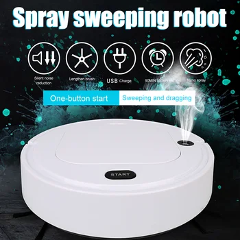 Robot Vacuum Cleaner 4-In-1 Auto Rechargeable Smart Sweeping Robot Dry Wet Sweeping Vacuum Cleaner Disinfection Home
Robot Vacuum Cleaner 4-In-1 Auto Rechargeable Smart Sweeping Robot Dry Wet Sweeping Vacuum Cleaner Disinfection Home