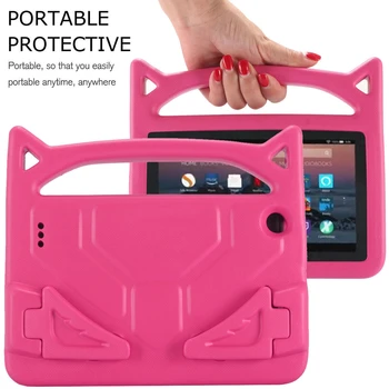 Portable Safe Handle Shockproof Lightweight EVA Tablet Durable Anti Fall Stand Protective Cover Cute For Amazon Kindle Fire 7 
Portable Safe Handle Shockproof Lightweight EVA Tablet Durable Anti Fall Stand Protective Cover Cute For Amazon Kindle Fire 7