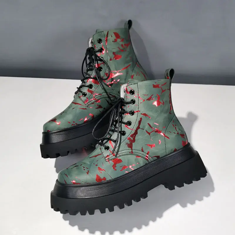 European Winter 2020 New Internet Red Graffiti Pine Cake Thick Bottom Increase Velvet Martin Boot Women's ins Tide
European Winter 2020 New Internet Red Graffiti Pine Cake Thick Bottom Increase Velvet Martin Boot Women's ins Tide