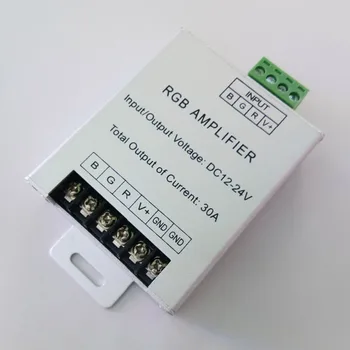 

DC12-24V 30A Aluminum led amplifier 360W receiver signal from RGB controller for 5050 3528 led strip