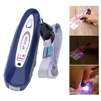 Portable UV LED Light Torch Lamp Counterfeit Currency Money Detector Checke Torch Handheld Currency Checker
Portable UV LED Light Torch Lamp Counterfeit Currency Money Detector Checke Torch Handheld Currency Checker