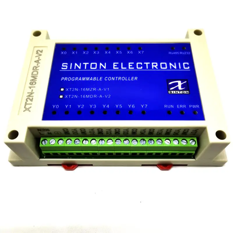 PLC controller FX2N-16MDR AC 220V supports online download monitoring touch screen text RS485 serial port
PLC controller FX2N-16MDR AC 220V supports online download monitoring touch screen text RS485 serial port