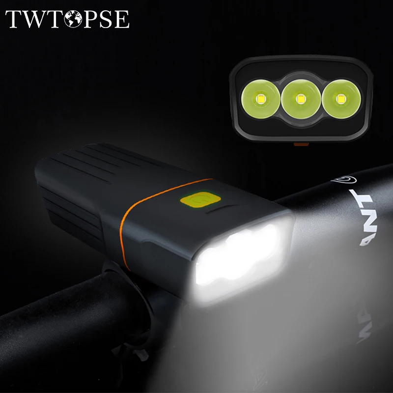 TWTOPSE 3 LED Bike Light 5200 mAh Battery Cycling MTB Mountain Road Bicycle T6/L2 Lamp Waterproof Power Bank USB Charge Light
TWTOPSE 3 LED Bike Light 5200 mAh Battery Cycling MTB Mountain Road Bicycle T6/L2 Lamp Waterproof Power Bank USB Charge Light