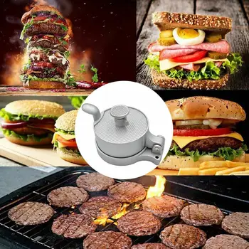 Aluminum Alloy Kitchen Hamburger Meat Press Tool Burger Mold Maker Burger tools Hamburger patty Press Makers patty beef mak F1I8
Aluminum Alloy Kitchen Hamburger Meat Press Tool Burger Mold Maker Burger tools Hamburger patty Press Makers patty beef mak F1I8