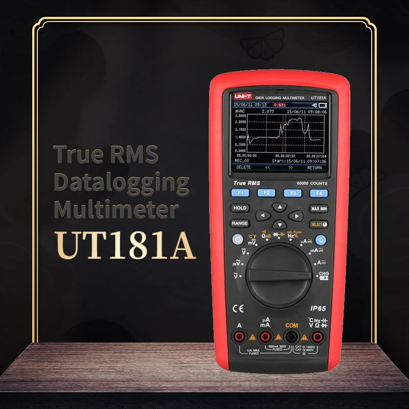 UNI-T UT181A Digital Multimeter True RMS Tester Data Logging DMM Cap Temp Meter USB/Bluetooth Transfer/Temperature Measurement
UNI-T UT181A Digital Multimeter True RMS Tester Data Logging DMM Cap Temp Meter USB/Bluetooth Transfer/Temperature Measurement