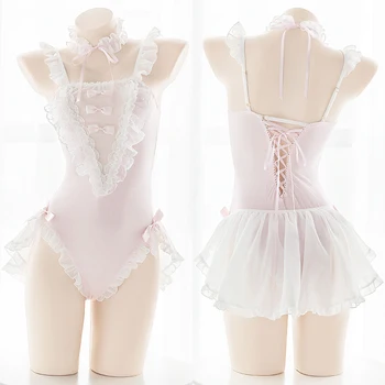 Anime Love Live Cosplay Lingerie Halloween Costumes for Women Girls Pink Sweet Cute Harajuku Lolita Sleep Wear Sheer Bodysuit 
Anime Love Live Cosplay Lingerie Halloween Costumes for Women Girls Pink Sweet Cute Harajuku Lolita Sleep Wear Sheer Bodysuit