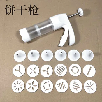 Cross Border Hot Selling Flower-making Gun 18 Pieces Cookie Flower-making Gun Baking Tool Cookie Gun Cream Pattern Mounting Devi 
Cross Border Hot Selling Flower-making Gun 18 Pieces Cookie Flower-making Gun Baking Tool Cookie Gun Cream Pattern Mounting Devi