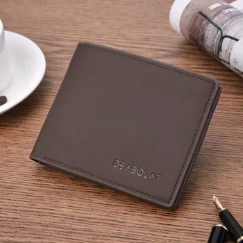 Glossy Soft Leather New Men's Short Wallet Fashionable Men's Horizontal Multifunctional Wallet Fresh Designer's Purse
Glossy Soft Leather New Men's Short Wallet Fashionable Men's Horizontal Multifunctional Wallet Fresh Designer's Purse