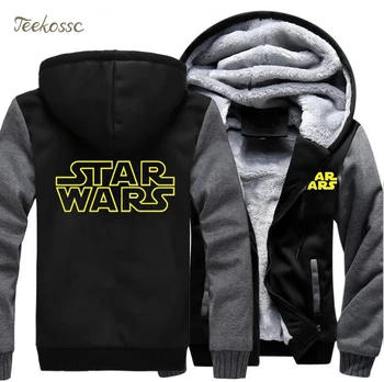 Star Wars Hoodie Sweatshirt Men 2018 New Fashion Winter Warm Fleece Thick Zipper Hooded Hoodies Jackets Hoody Male Plus Size 5XL 
Star Wars Hoodie Sweatshirt Men 2018 New Fashion Winter Warm Fleece Thick Zipper Hooded Hoodies Jackets Hoody Male Plus Size 5XL