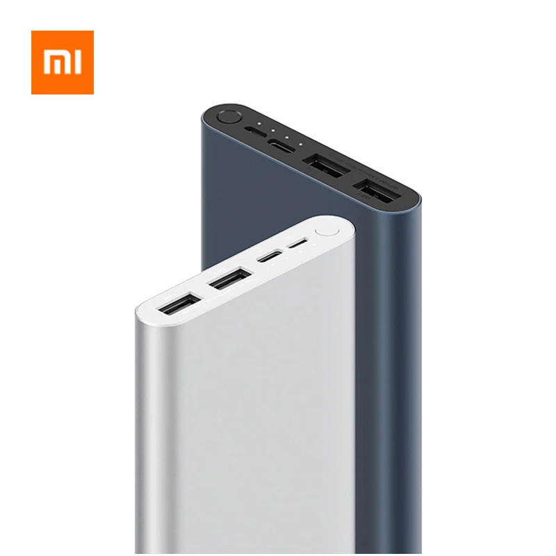 Xiao mi 10000 мАч power Bank 3 PLM13ZM двойной USB выход 18 Вт Быстрая зарядка Внешний аккумулятор