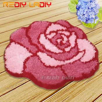 Latch Hook Kits Make Your Own Rug Pink Rose Crocheting Cushion Mat DIY Carpet Rug Pre-Printed Canvas Hobby & Crafts Home Decor
Latch Hook Kits Make Your Own Rug Pink Rose Crocheting Cushion Mat DIY Carpet Rug Pre-Printed Canvas Hobby & Crafts Home Decor