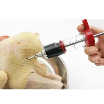 1PCS Marinade Injector Flavor Syringe Cooking Meat Poultry Turkey Chicken Tool Roasted Sauce Seasoning Injection
1PCS Marinade Injector Flavor Syringe Cooking Meat Poultry Turkey Chicken Tool Roasted Sauce Seasoning Injection