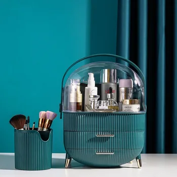 4 Grids Makeup Brushes Holder Box Holder Makeup Brush Cosmetic Tools Jewelry Container Display Rack Table Nail Polish Organizer
4 Grids Makeup Brushes Holder Box Holder Makeup Brush Cosmetic Tools Jewelry Container Display Rack Table Nail Polish Organizer
