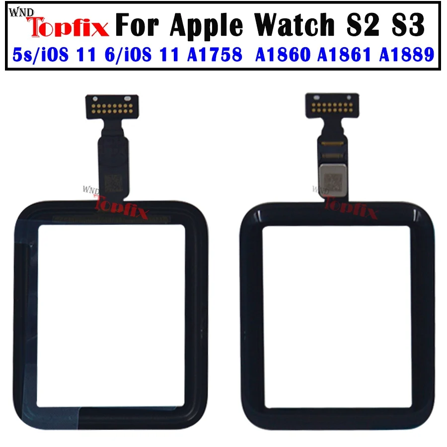 38mm 42mm Series 2 Touch Screen Digitized Repair For Apple Watch S2 S3 Front Glass Sensor Outer Panel Cover With Flex Cable
38mm 42mm Series 2 Touch Screen Digitized Repair For Apple Watch S2 S3 Front Glass Sensor Outer Panel Cover With Flex Cable