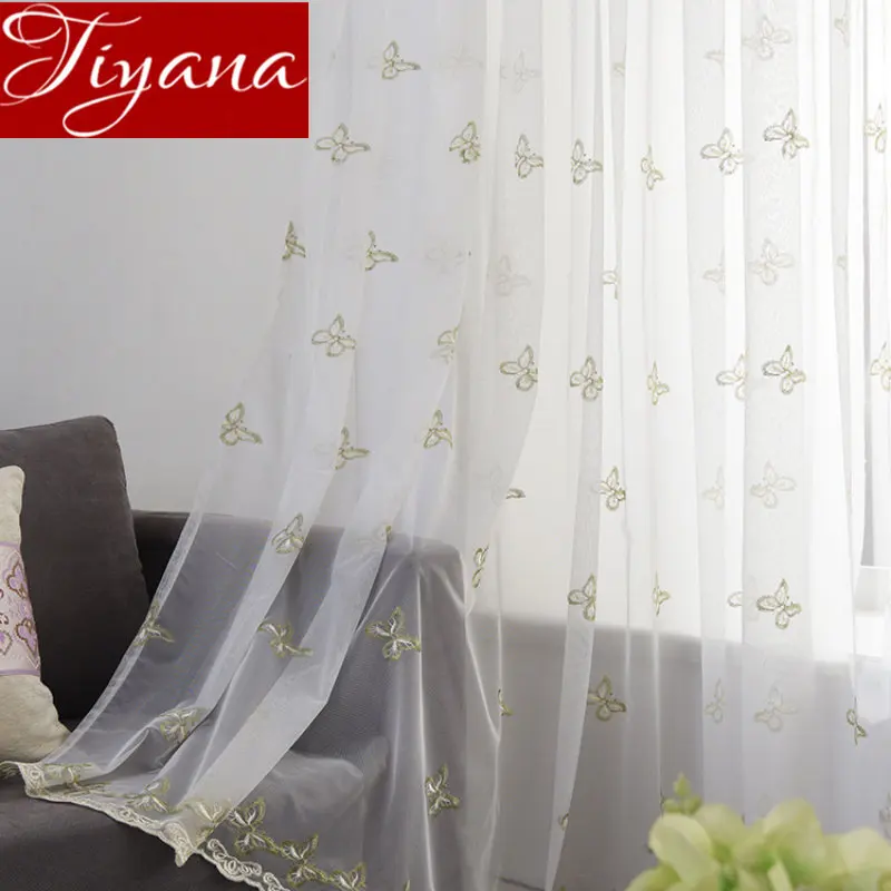Butterfly Curtain for Living Room Embroidery Voile Lace Sheer Fabric Window Treatment Drape Kitchen Cortinas X270#30
Butterfly Curtain for Living Room Embroidery Voile Lace Sheer Fabric Window Treatment Drape Kitchen Cortinas X270#30