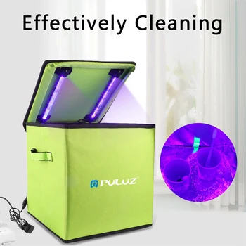 PULUZ 30CM*30CM 11inch UV Light Household Cleaning Tent Green Box With USB Cable Kill 99.9% Mold Dust And Dirty
PULUZ 30CM*30CM 11inch UV Light Household Cleaning Tent Green Box With USB Cable Kill 99.9% Mold Dust And Dirty