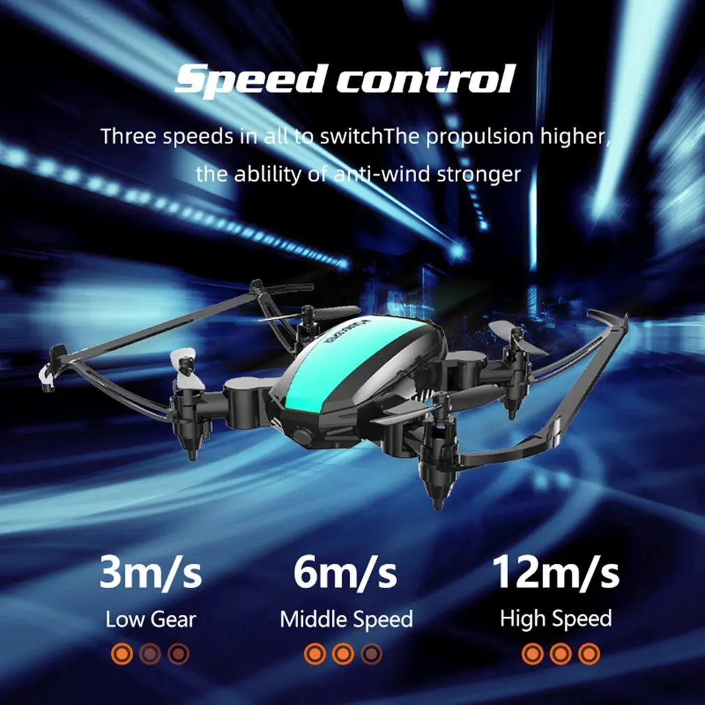 Micro Drone One Key Return RC Helicopter 2.4G 4CH Headless Mode Mini Drones Micro Pocket Folding Drone for Kids
Micro Drone One Key Return RC Helicopter 2.4G 4CH Headless Mode Mini Drones Micro Pocket Folding Drone for Kids