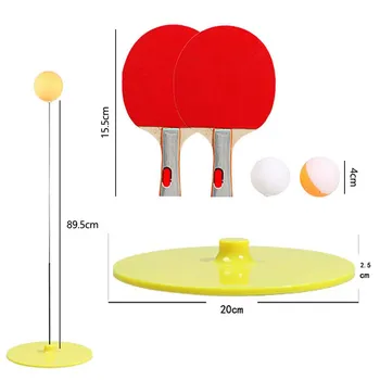 Table Tennis Trainer Soft Shaft Training Machine Elasticity for Kid Adult Table Tennis Training Device Sports Interactive Game
Table Tennis Trainer Soft Shaft Training Machine Elasticity for Kid Adult Table Tennis Training Device Sports Interactive Game