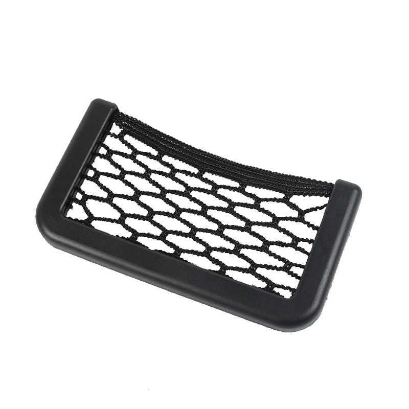 YOLU Universal Black Car Net Bag Phone Holder Storage Pocket Organizer Car Mesh Net Holder Pocket for Wallet Keys Pens
YOLU Universal Black Car Net Bag Phone Holder Storage Pocket Organizer Car Mesh Net Holder Pocket for Wallet Keys Pens
