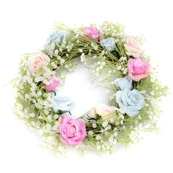 Door Garland Artificial Flower Wreath Wedding and Home Decorations Supplies Floral Ornament for Friends (Colorful)
Door Garland Artificial Flower Wreath Wedding and Home Decorations Supplies Floral Ornament for Friends (Colorful)