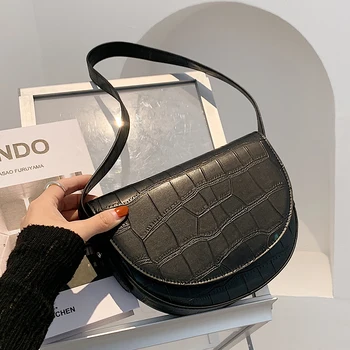 Sense of Quality Small Bag Simplicity All-matching Ins Generous One-shoulder Messenger Bag Saddle Bag 2020 New Female Women Soft
Sense of Quality Small Bag Simplicity All-matching Ins Generous One-shoulder Messenger Bag Saddle Bag 2020 New Female Women Soft