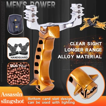 Powerful Rubber Band Slingshot Catapult Professional Folding Wrist Slingshot for Outdoor Shooting Fast Bow Special For Hunting
Powerful Rubber Band Slingshot Catapult Professional Folding Wrist Slingshot for Outdoor Shooting Fast Bow Special For Hunting