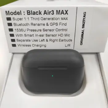 Black Air3 Max Tws Wireless Earphone Air3 Pressure Sensor Bluetooth Headset Earbuds PK i9000 i90000 i300000 i200000 PRO tws
Black Air3 Max Tws Wireless Earphone Air3 Pressure Sensor Bluetooth Headset Earbuds PK i9000 i90000 i300000 i200000 PRO tws