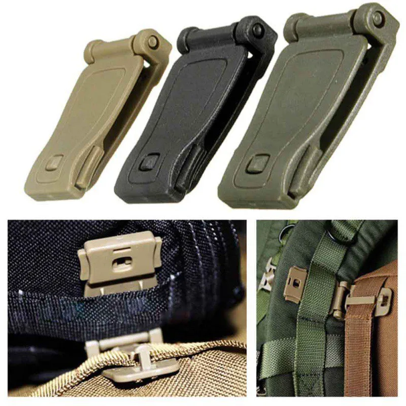 New Bag Webbing webdom Belt Clip Clasp Outdoor Camp Hike web Buckle bushcraft kit Connect molle attach Strap link Tactical=
New Bag Webbing webdom Belt Clip Clasp Outdoor Camp Hike web Buckle bushcraft kit Connect molle attach Strap link Tactical=