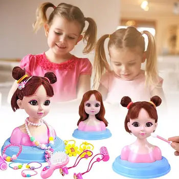 20PCS/set Doll Princess Toys Set Half-length Doll Head Girl Toy Set Children's Dressing Doll Gift Box Set Birthday Gift
20PCS/set Doll Princess Toys Set Half-length Doll Head Girl Toy Set Children's Dressing Doll Gift Box Set Birthday Gift